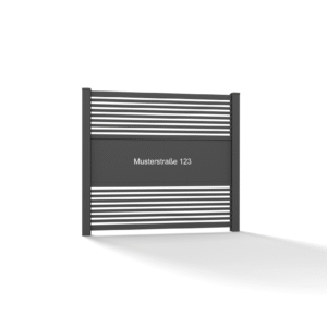 Gartenzaun - Z.M2. Musterstraße 123